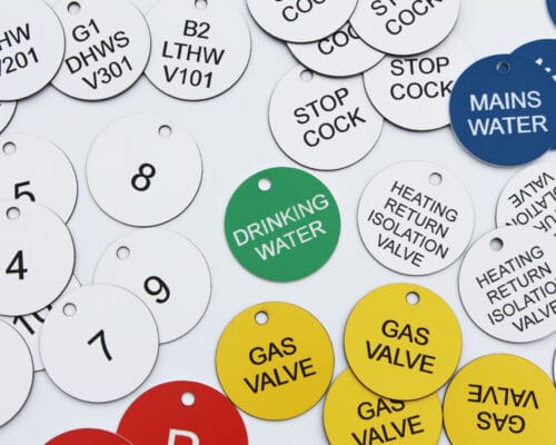 Gas Valve Tags & Discs